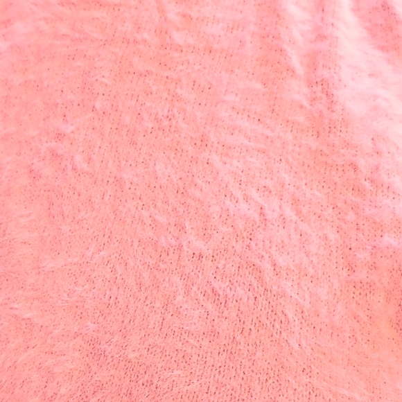 Fashion Nova Barbiecore Fuzzy pink turtleneck sweater mini dress, NWOT small - Picture 3 of 3